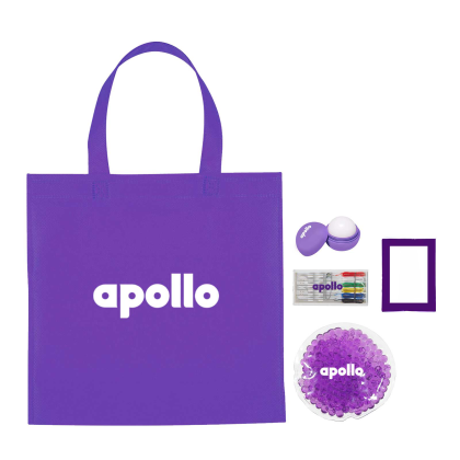 Custom Tradeshow Survival Kit - Purple Custom Tradeshow Survival Kit - Purple