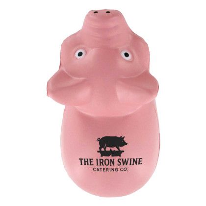 Custom Pig Stress Reliever - Back View Custom Pig Stress Reliever - Back View
