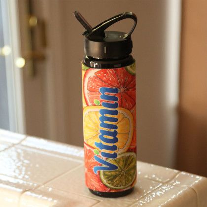 Custom 25 oz. Freedom Bottle with Full Color Sleeve - Lifestyle View Custom 25 oz. Freedom Bottle with Full Color Sleeve - Lifestyle View