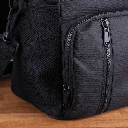Custom rPET Lunch Cooler Bag: 6 Can - Side View