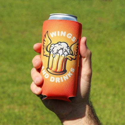 Custom Full Color 16 oz Can Cooler - Lifestyle View 