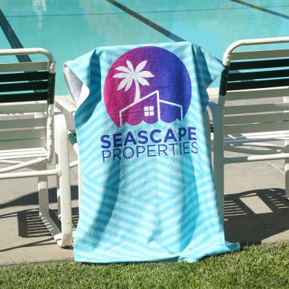 Custom Best Beach Towel - Lifestyle View 