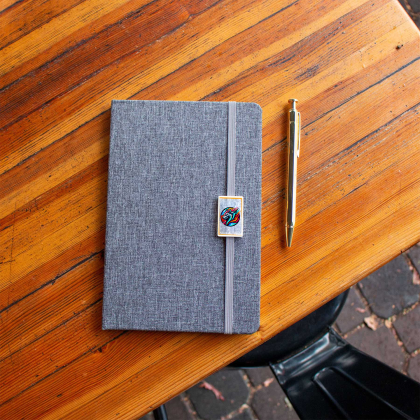 Custom Heathered Notebook Custom Heathered Notebook