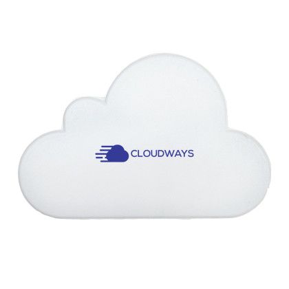 Custom Cloud Stress Reliever - Front View Custom Cloud Stress Reliever - Front View