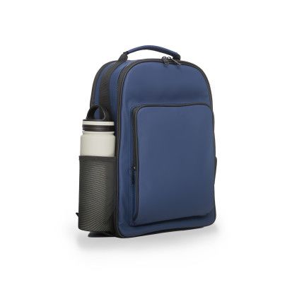 Custom Call Of The Wild Roam Lite 15.5" Laptop Backpack - Navy Blue Side View Custom Call Of The Wild Roam Lite 15.5" Laptop Backpack - Navy Blue Side View