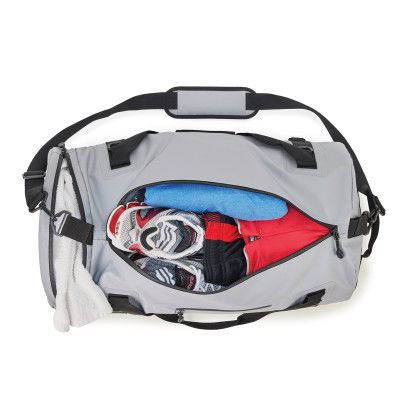 Custom Call Of The Wild Water Resistant 42L Duffle - Grey In Use Custom Call Of The Wild Water Resistant 42L Duffle - Grey In Use