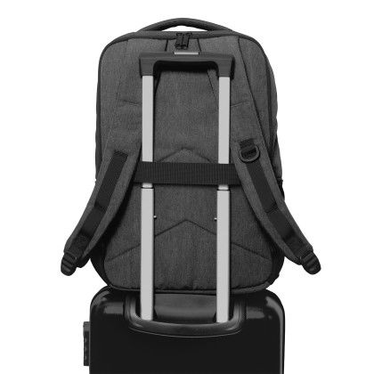 Custom Nomad Must Haves - Renew Backpack - Charcoal Lifestyle View Custom Nomad Must Haves - Renew Backpack - Charcoal Lifestyle View