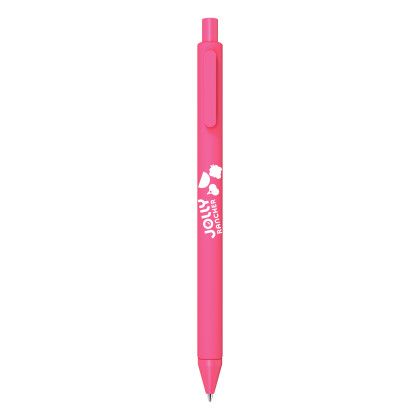 Custom  Alix Eye Candy Plastic Ballpoint Pen - Pink