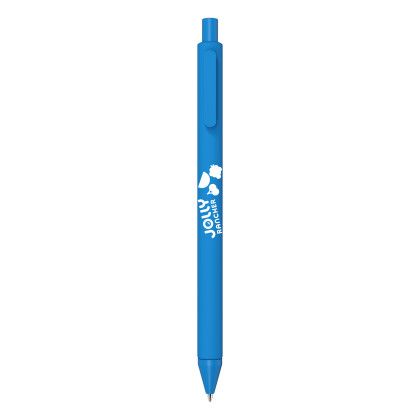 Custom  Alix Eye Candy Plastic Ballpoint Pen - Light Blue