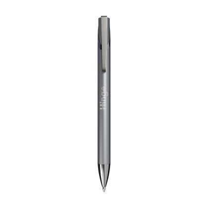 Custom Victor Ballpoint Pen - Charcoal with Gay Custom Victor Ballpoint Pen - Charcoal with Gay