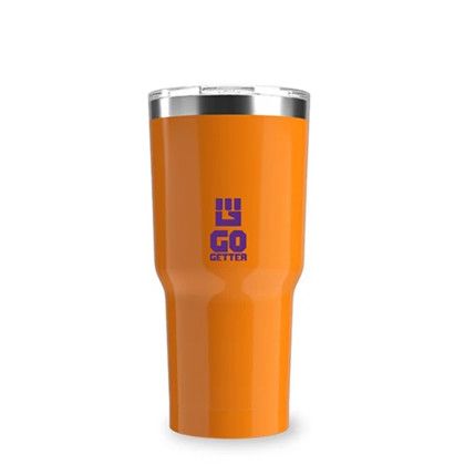 Custom Go Getter 18 oz Stainless Steel Tumbler - Orange Custom Go Getter 18 oz Stainless Steel Tumbler - Orange