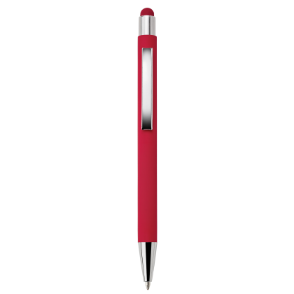 Custom Lindsay Ballpoint Stylus Pen - Full Color - Red Custom Lindsay Ballpoint Stylus Pen - Full Color - Red