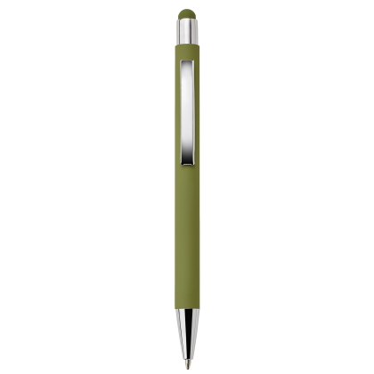 Custom Lindsay Ballpoint Stylus Pen - Full Color - Green Custom Lindsay Ballpoint Stylus Pen - Full Color - Green