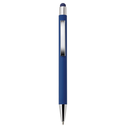 Custom Lindsay Ballpoint Stylus Pen - Full Color - Blue Custom Lindsay Ballpoint Stylus Pen - Full Color - Blue