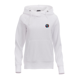 Custom Women's Dayton Classic Cozy Fleece Hoodie - White Custom Women's Dayton Classic Cozy Fleece Hoodie - White