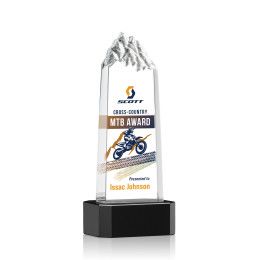 Custom Himalayas Full Color Award on Black Base Small Custom Himalayas Full Color Award on Black Base Small
