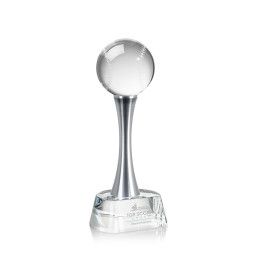 Custom Small Baseball Award on Willshire Base - Etched Custom Small Baseball Award on Willshire Base - Etched