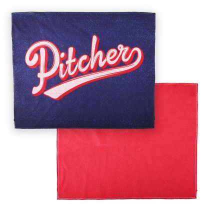 Custom 18" x 15" Full Color Rally Towel - Red Custom 18" x 15" Full Color Rally Towel - Red