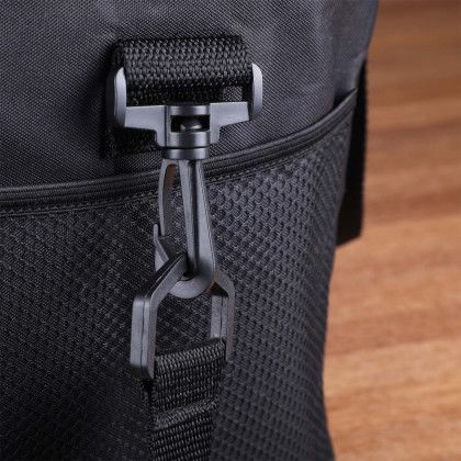 Custom rPET Insulated Cooler Bag: 12 Can - Hook View Custom rPET Insulated Cooler Bag: 12 Can - Hook View