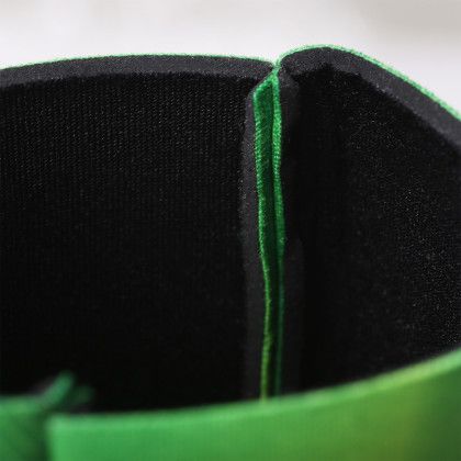 Custom Full Color Neogreen Recycled Can Cooler - Inside View