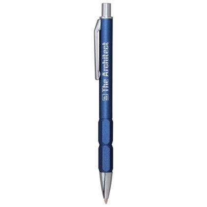 Custom Stone Comfort Pen - Blue Custom Stone Comfort Pen - Blue