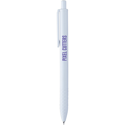 Custom Bubble Comfort Gel Pen - White Custom Bubble Comfort Gel Pen - White