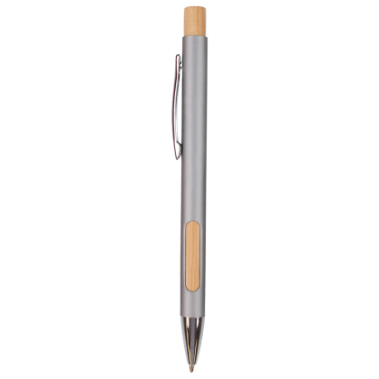 Custom Bamboozle Comfort Pen - Pewter Custom Bamboozle Comfort Pen - Pewter