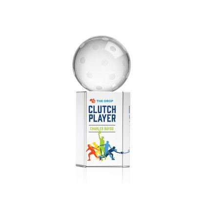Custom Pickleball Full Color Award on Dakota Base Small Custom Pickleball Full Color Award on Dakota Base Small