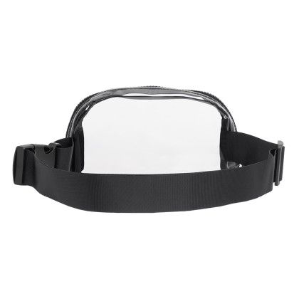 Custom Team 365 Stadium Fanny Pack Belt Bag - Black Back View Custom Team 365 Stadium Fanny Pack Belt Bag - Black Back View
