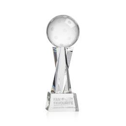 Custom Pickleball Award on Grafton Clear Base Small Custom Pickleball Award on Grafton Clear Base Small