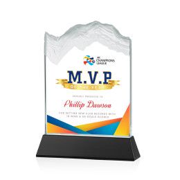 Custom Kilimanjaro Full Color Award on Black Newhaven Base Medium Custom Kilimanjaro Full Color Award on Black Newhaven Base Medium