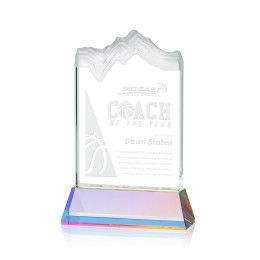 Custom Kilimanjaro Award on Prismatic Newhaven Base Small - Etched Custom Kilimanjaro Award on Prismatic Newhaven Base Small - Etched