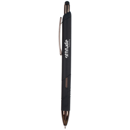 Custom Lupo Gel Stylus Pen - Black Custom Lupo Gel Stylus Pen - Black