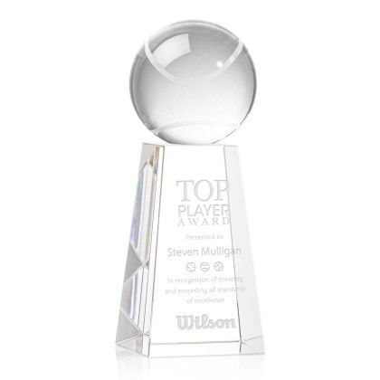 Custom Tennis Ball Award on Novita Base Large - Etched Custom Tennis Ball Award on Novita Base Large - Etched