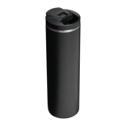 Custom Stanley Transit Flip Top Mug 16 oz - Black Side View Custom Stanley Transit Flip Top Mug 16 oz - Black Side View