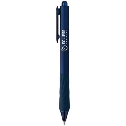 Custom Twirl Comfort Gel Pen - Navy Blue 
