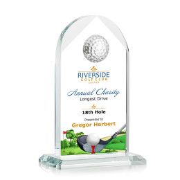 Custom Blake Golf Award Starfire Full Color Medium