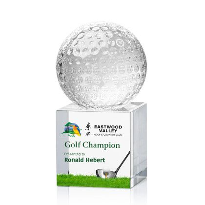 Custom Large Golf Ball Full Color Award on Granby Custom Large Golf Ball Full Color Award on Granby