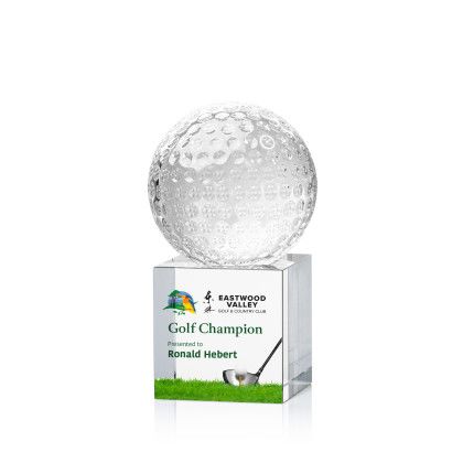 Custom Small Golf Ball Full Color Award on Granby Custom Small Golf Ball Full Color Award on Granby