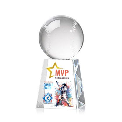 Custom Large Baseball Full Color Award on Celestina