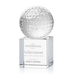 Custom Medium Golf Ball Award on Granby Base- Etched Custom Medium Golf Ball Award on Granby Base- Etched