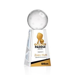 Custom Small Pickleball Full Color Award on Novita Base