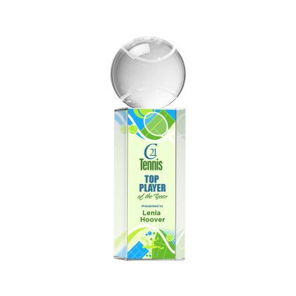 Custom Tennis Ball Full Color Award on Dakota Medium