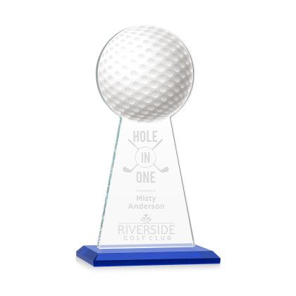Custom Edenwood Golf Award Blue Base Medium - Etched Custom Edenwood Golf Award Blue Base Medium - Etched