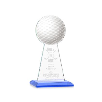 Custom Edenwood Golf Award Sky Blue Base Small - Etched Custom Edenwood Golf Award Sky Blue Base Small - Etched