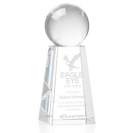 Custom Small Baseball Award on Novita Base - Etched