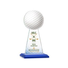 Custom Edenwood Golf Full Color Award Blue Base Small Custom Edenwood Golf Full Color Award Blue Base Small