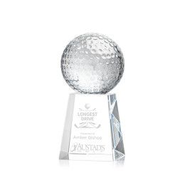Custom Small Golf Ball Award on Celestina Base - Etched Custom Small Golf Ball Award on Celestina Base - Etched