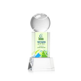 Custom Tennis Ball Full Color Award on Belcroft Clear Base Small Custom Tennis Ball Full Color Award on Belcroft Clear Base Small