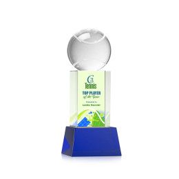 Custom Tennis Ball Full Color Award on Belcroft Blue Base Small Custom Tennis Ball Full Color Award on Belcroft Blue Base Small
